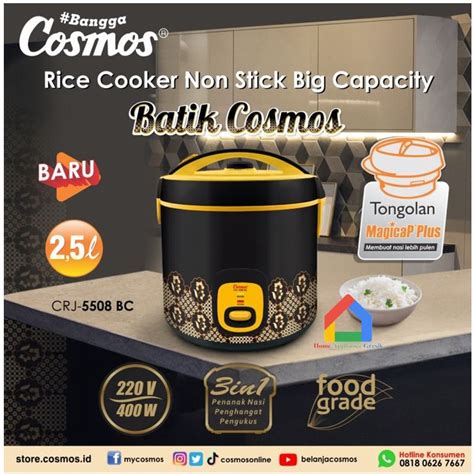 Jual Rice Cooker Jumbo Cosmos CRJ 5508 BC CRJ 5208 BC Magic