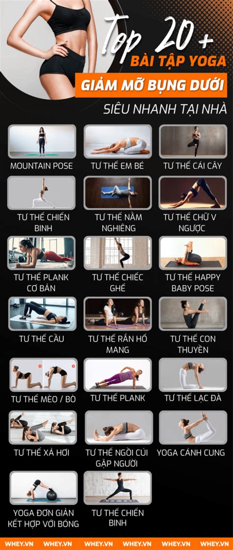 Top 20 Bài Tập Yoga Giảm Mỡ Bụng Dưới Tập Tại Nhà Cho Chị Em Văn Phòng