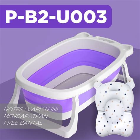 Jual Bak Mandi Bayi Lipat Bathub Portable Peralatan Bayi Shopee