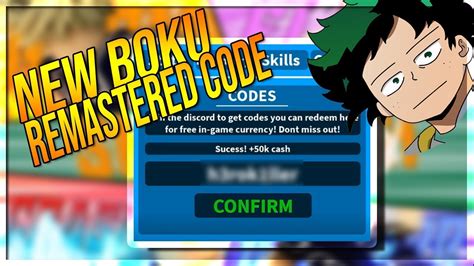 New Boku No Roblox Remastered Codes Update K Cash Youtube