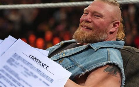 Current Status On Brock Lesnar S WWE Contract