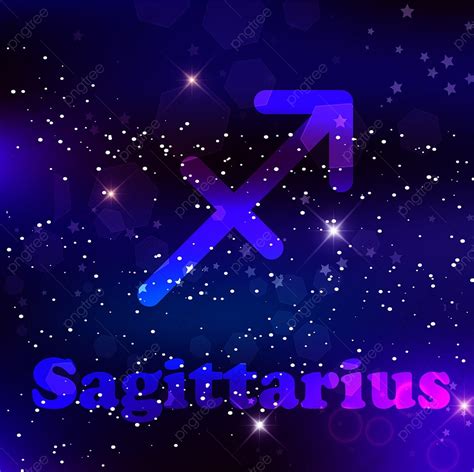 Gambar Tanda Zodiak Sagitarius Dan Rasi Bintang Pada Latar Belakang