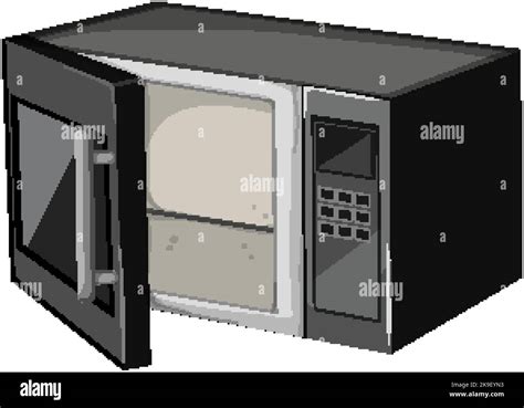 Cooking Microwave Oven Cartoon Vector Illustration Stock Vector Image