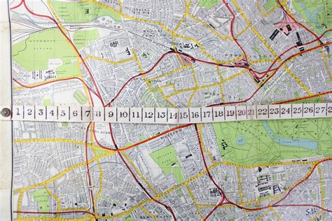 Sold Price George Philip Son Tape Indicator Map Of London England