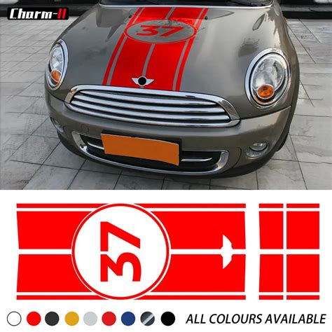 Auto Haube Stamm Dekor F R Mini Clubman R Motorhaube Hinter Decals