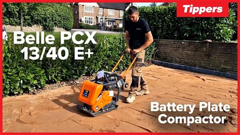 Altrad Belle Pcx E Battery Compactor Plate Live Demonstration