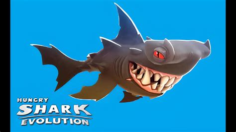 ÇEKİÇ BAŞLI KÖPEK BALIGI NIN YENİ GÖRÜNÜMÜ Hungry Shark Evolution