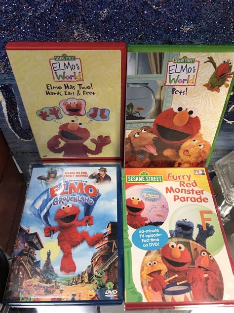 LOT OF 15 Sesame Street Elmo DVD Including CinderElmo 40 OFF