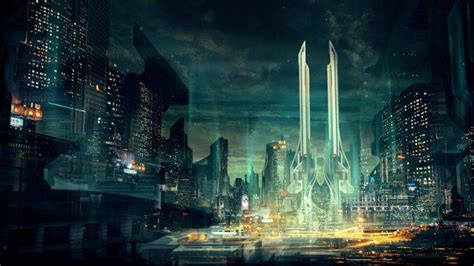 artwork, Concept art, City, Futuristic, Cityscape Wallpapers HD ...