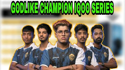 Team Godlike Champion Iqoo Series Godlike Esports Winner Iqoo Series