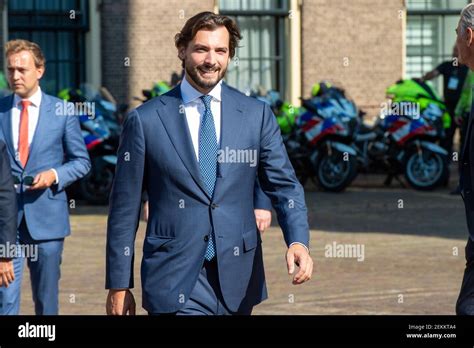 Thierry Baudet during Prinsjesdag 2020 celebrations, going to the ...