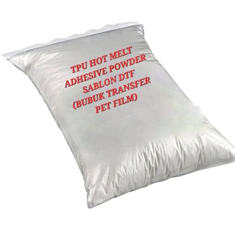 Jual DTF TPU Hot Melt Adhesive Powder Sablon DTF Bubuk Transfer PET