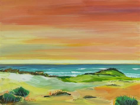 Spyglass Hill Golf Course Painting By Sally Huss Fine Art America