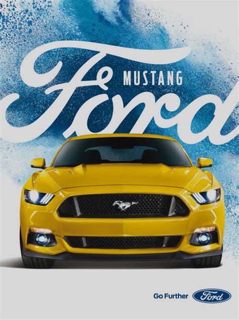 Ford Mustang Ads Advertise Car Auto