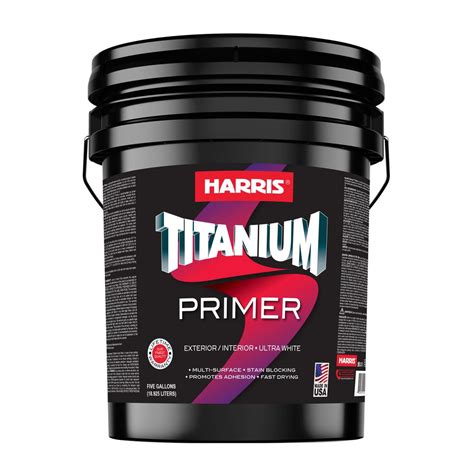 Harris 5 Gal Titanium Acrylic Interiorexterior Wall Primer Tt 1225 2