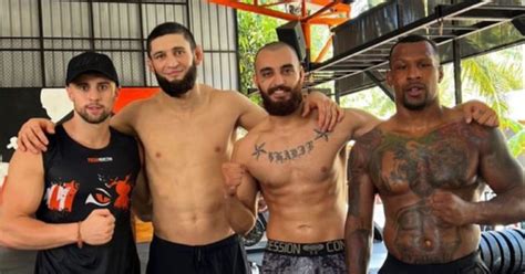 Khamzat Chimaev Spotted Training At Tiger Muay Thai With Petr Yan