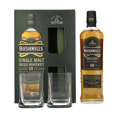 Bushmills 10YO 2 poháre 0 7l 40 Írsko Dobryrum sk