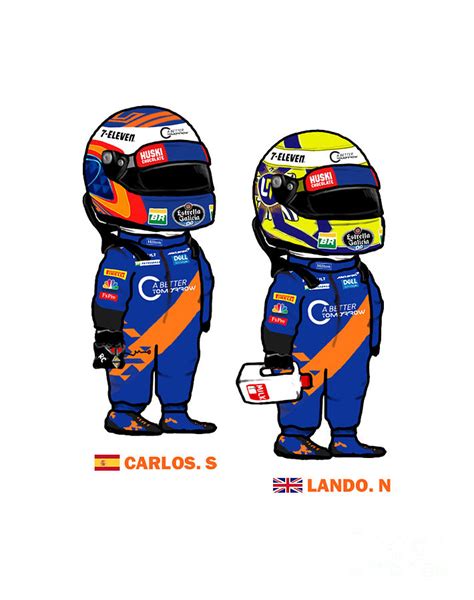 Lando Norris Digital Art By Eka Mei