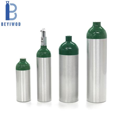 High Pressure Seamless High Pressure Aluminum Medical Oxygen Gas