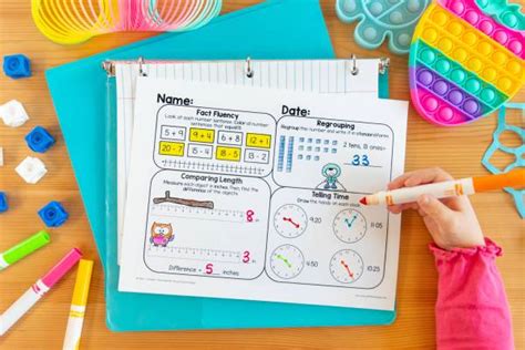 Exciting, Quick & Effective Spiral Math Review Activities for K-2