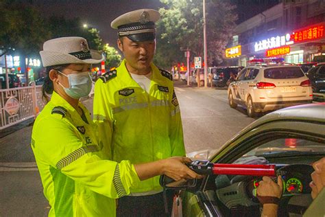 青铜峡交警开展第二次全国夏夜查处酒醉驾酒毒驾集中统一行动