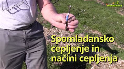 Spomladansko cepljenje in načini cepljenja YouTube