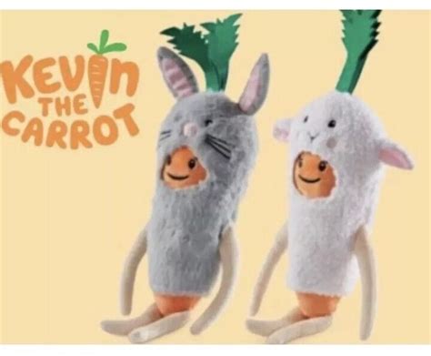 Aldi Kevin The Carrot Easter Limited Edition Plushes Bunny