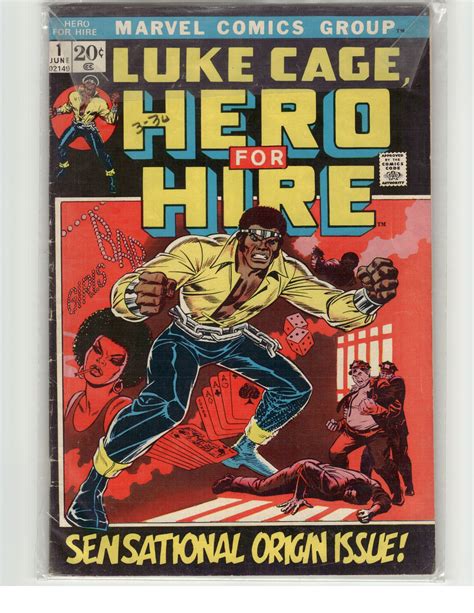 Hero For Hire 1 1972 Luke Cage Key Issue Comic Books Bronze