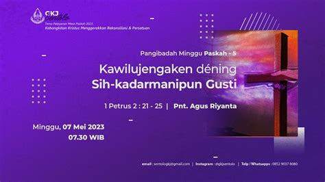 Gkj Sentolo Live Streaming Pangibadah Minggu Paskah Minggu