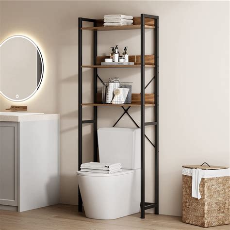 Amazon Sogesfurniture Over Toilet Bathroom Organizer Tier Metal