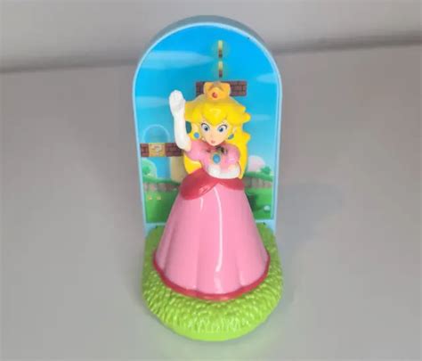 Super Mario Bros Princess Peach Mcdonalds Happy Meal Spinning Figure