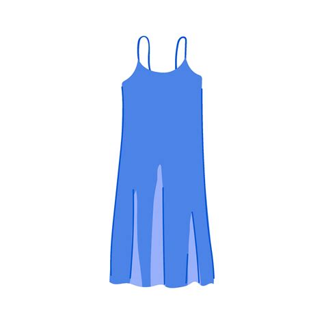 Nightgown Sleepshirt Woman Cartoon Vector Illustration Vector