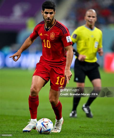 Marco Asensio of Spain during the FIFA World Cup Qatar 2022 Group E ...