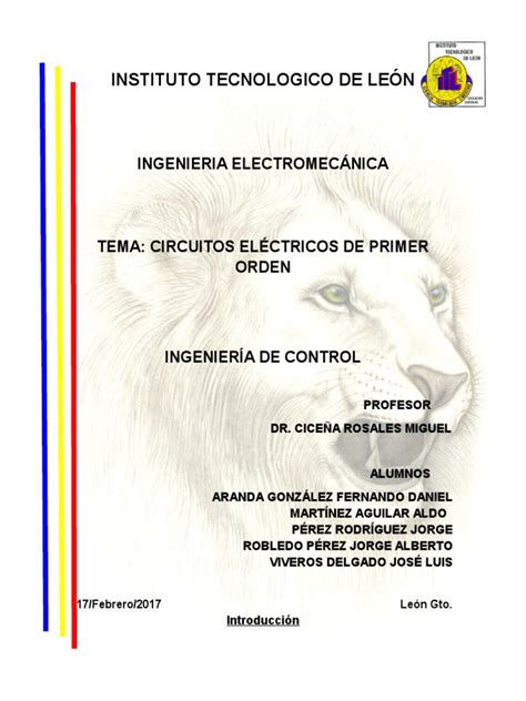 Reporte De Practica Circuitos De Primer Orden Pdf Condensador Inductor