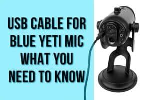 Blue Yeti USB Microphone Cable: What you need to know – DIY Video Studio