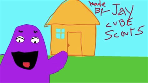 Jay draws what the grimace house would look like Kubz Scouts, Jay ...