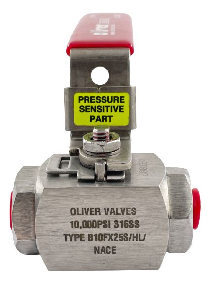 Oliver High Pressure Ball Valve Hl Na