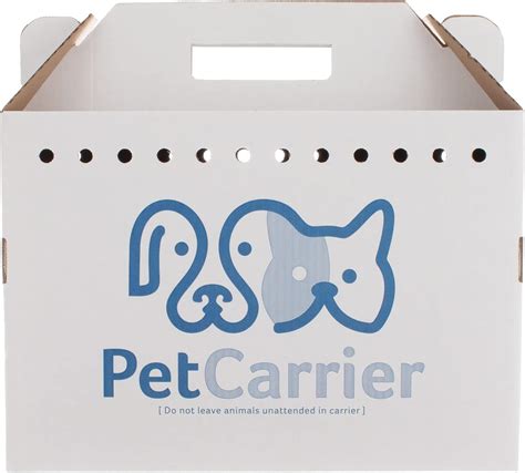 Disposable Cardboard Pet Carrier 3 Pk Pet Supplies