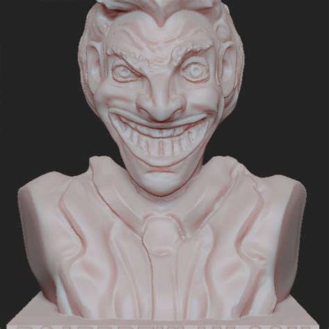 D Printable Joker Bust By Yigitman