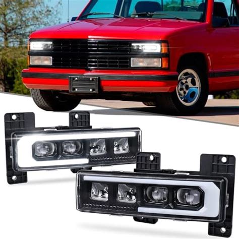 Amazon Nilight Headlights Assembly Led Drl For Chevy Silverado