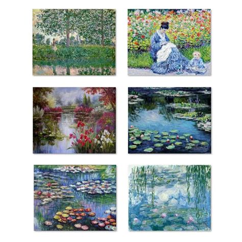 FULLCANG Voll Platz Runde Bohrer 5d Diy Diamant Malerei Claude Monet