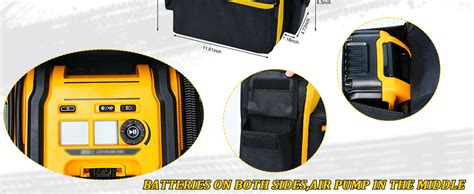 Azuraokey Air Compressor Bag Case Compatible With Dewalt Dcc Ib V