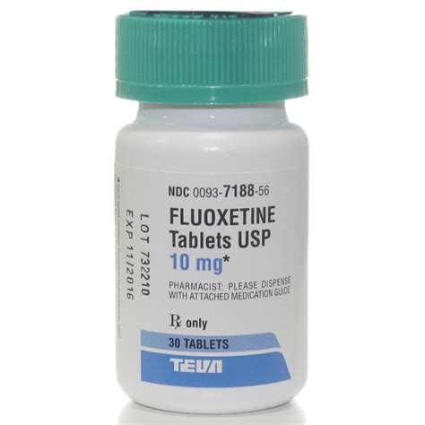 FLUOXETINE HCL 10MG RX Products