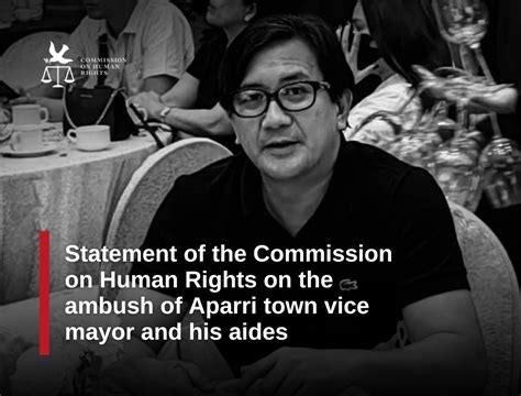 Statement Of The Commission On Human Rights On The Ambush Of Aparri