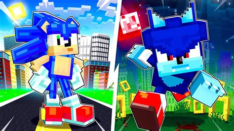 Transformei O Sonic Em Lobisomem No Minecraft Youtube