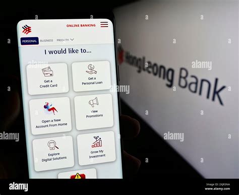hong leong bank logo  res stock photography  images alamy