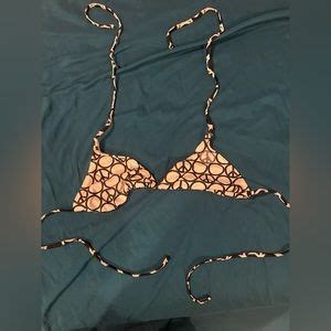 Xhilaration Swim Peace Sign Bikini With Jewels Black And White Poshmark