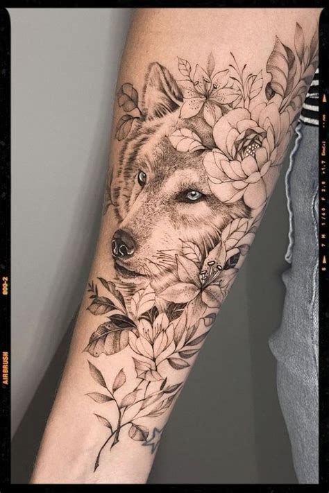 Les Plus Beaux Tatouages Loup Pour Femme Wolf Tattoo Sleeve Wolf