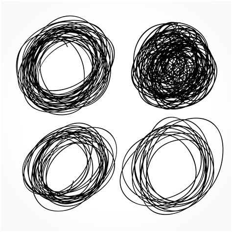 Scribble Circle Svg