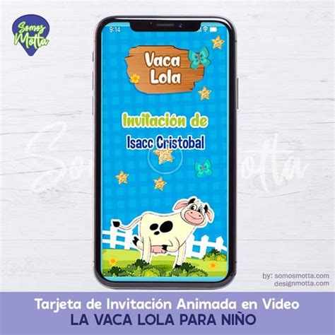 Arriba 93 Foto Plantillas Invitaciones De La Vaca Lola Para Editar